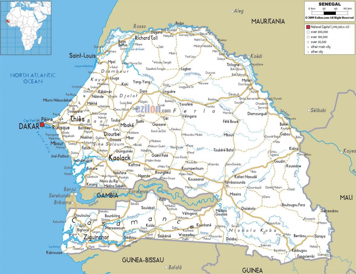 Senegal mapie casamance 